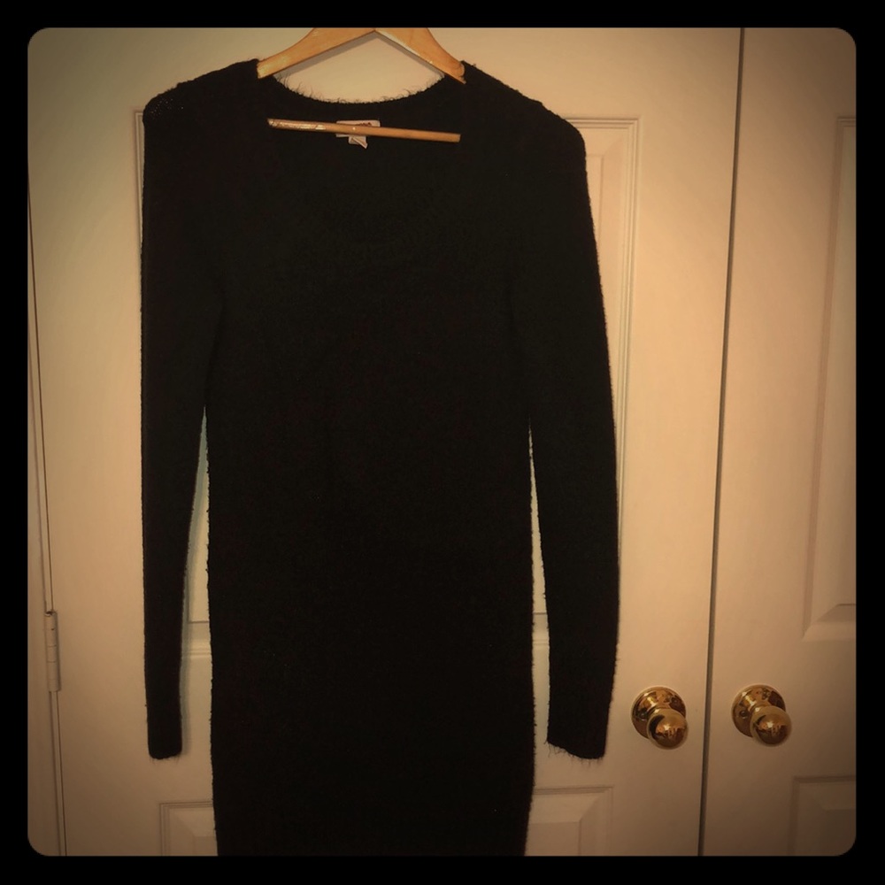 Black tunic sweater